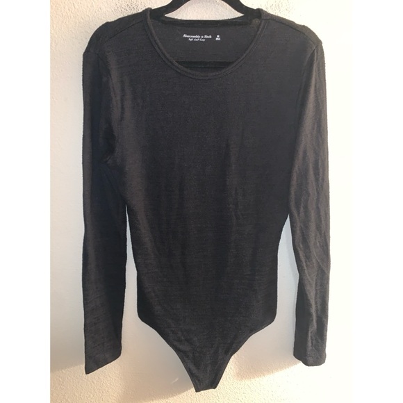 Abercrombie & Fitch Black Bodysuit Women’s Size Medium - Picture 1 of 4